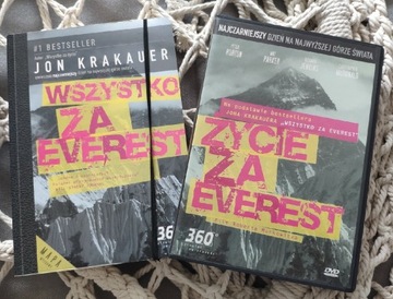 Wszystko za Everest plus film Życie za Ev Krakauer