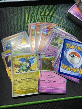 Karty pokemon TCG oryginalne 100 kart holo/rev