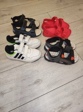 Buty rozmiar 30 adidas sandały 4 pary za 50 zł