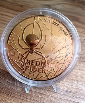Redback spider 5 oz złocony 24k