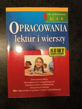 Opracowania lektur i wierszy kl. 4-6