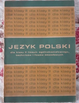 Język Polski dla klasy II liceum i technikum 1976