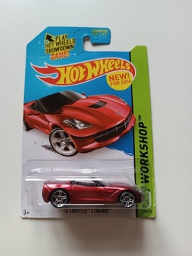 Hot Wheels 14 Corvette Stingray 