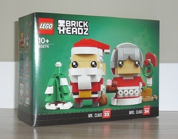 LEGO 40274 Święty Mikołaj i Pani Mikołajowa
