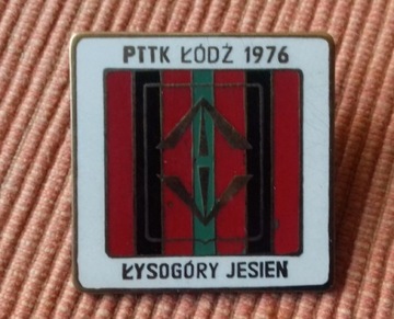 odznaka PTTK Łódź 1976 Łysogóry Jesień