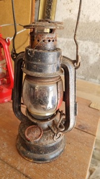 Stara lampa naftowa rowerowa Feuerhand 175