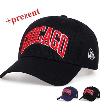 Męska czapka z daszkiem CHICAGO BULLS NBA +PREZENT