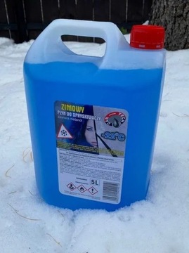 Zimowy płyn do spryskiwaczy 5L -22°C | Pachnący