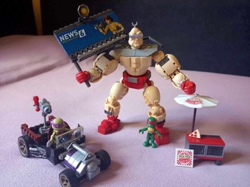 Klocki Mega Bloks Żółwie Ninja TMNT jak Lego