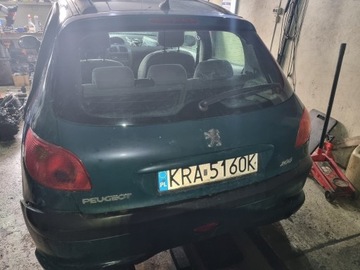 Peugeot 206 klapa bagaznika KRGB