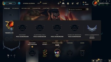 Konto League of Legends 186 skinów, all postacie