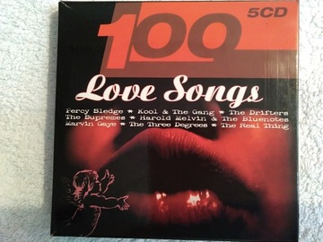 100 Love Songs, 5 CD's 5 płyt Piosenki o miłości