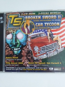 Gry PC Broken Sword II PL oraz Car Tycoon PL