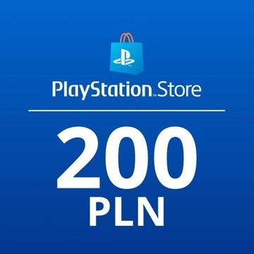 PLAYSTATION NETWORK 200 PLN ZŁ PSN KOD PS4 PS5