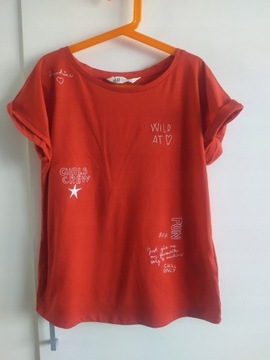 H&M bluzka t-shirt top NOWY 146/152
