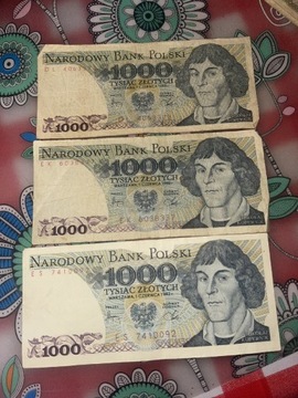 Banknot 1000zł 1982r.