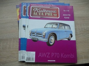 AWZ P70 KOMBI KULTOWE AUTA PRL-u NR 119 GAZETKA