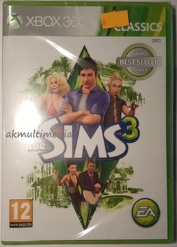 The Sims 3 XBox 360 nowy folia