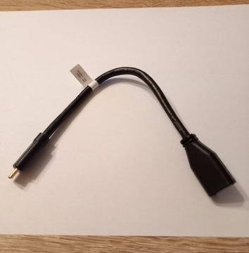 Adapter USB A - USB typ C HAMA Czarny