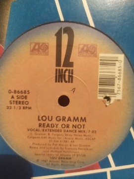Lou Gramm Ready or not singiel winyl 
