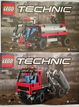 Lego Technic Wywrotka + Wóz strażacki 42084