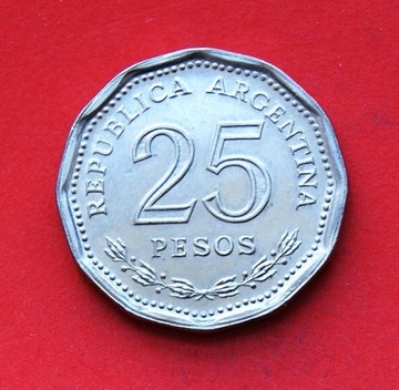 25  Peso  1968 r  -  Argentyna  Sarmiento Stan !!