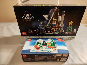 LEGO 10275 Domek elfów + LEGO 40564 Zimowe elfy 