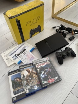 Ps2 slim box pudełko z rachunkiem sprzedaży z PL