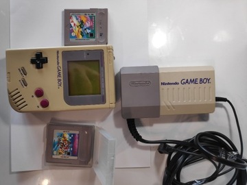 Game Boy clasic idealny 2 gry + akcesoria