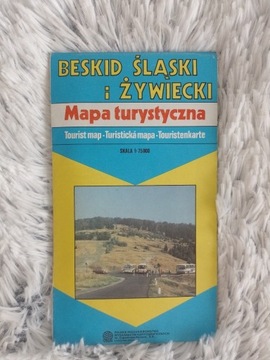 Beskid Śląski i Żywiecki mapa turystyczna 1993