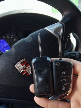 kluczyk z pilotem Porsche Cayene