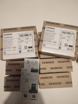 11x Wyłącznik różnicowoprądowy Siemens 230v 25a