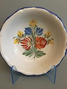 Ceramiczna, ręcznie malowana misa