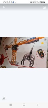 Duży sterowany dźwig żuraw 120 cm Mega Crane