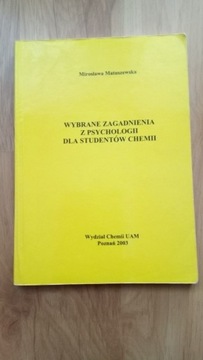 Matuszewska M. Wybrane zagadnienia z psychologii