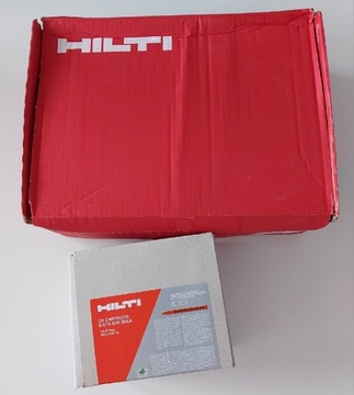 HILTI Gwóźdź do blachy 1000 szt plus kartridże  