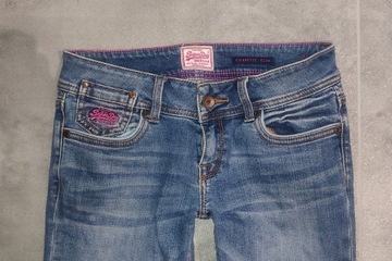 Spodnie Superdry r. 28/30 pas 76 cm Cigarette slim