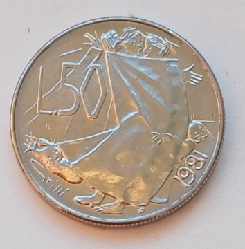 San Marino - 50 lira - 1981r.