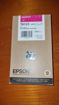 Epson T6123 czerwony