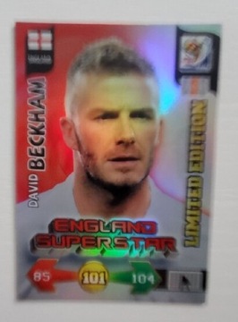 BECKHAM limited Rpa 2010 South africa Panini RARE