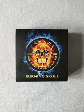 2018 Canada 5$ Maple Leaf - Burning Skull