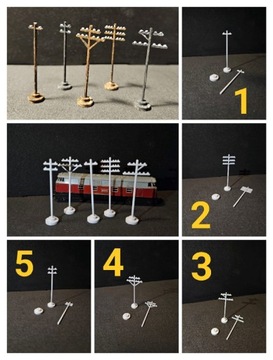 Słup energetyczny - skala N (1:160)