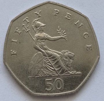 Fifty Pence 1998