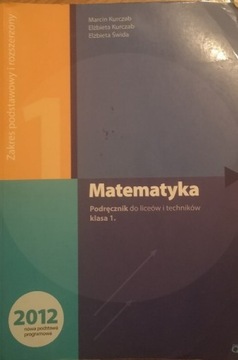 Podręcznik do matematyki kurczab świda cz 1