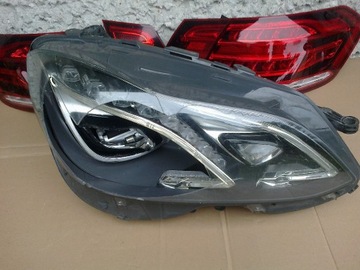 Mercedes E W212 lampa prawa full led uszkodzona