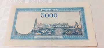 5000 Lei Rumunia 1944r