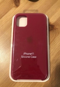 Pokrowiec silikonowy do iPhone11 kolor Rose Red