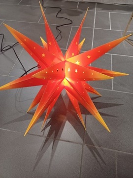 Gwiazda świecąca ozdoba świąteczna 3D 