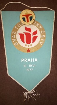 Proporczyk Praha 1977 XI Mezinarodni Turist.Sraz
