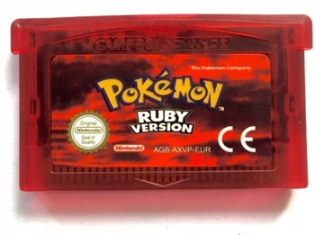 Pokemon Ruby Gra kartridż GameBoy Game Boy